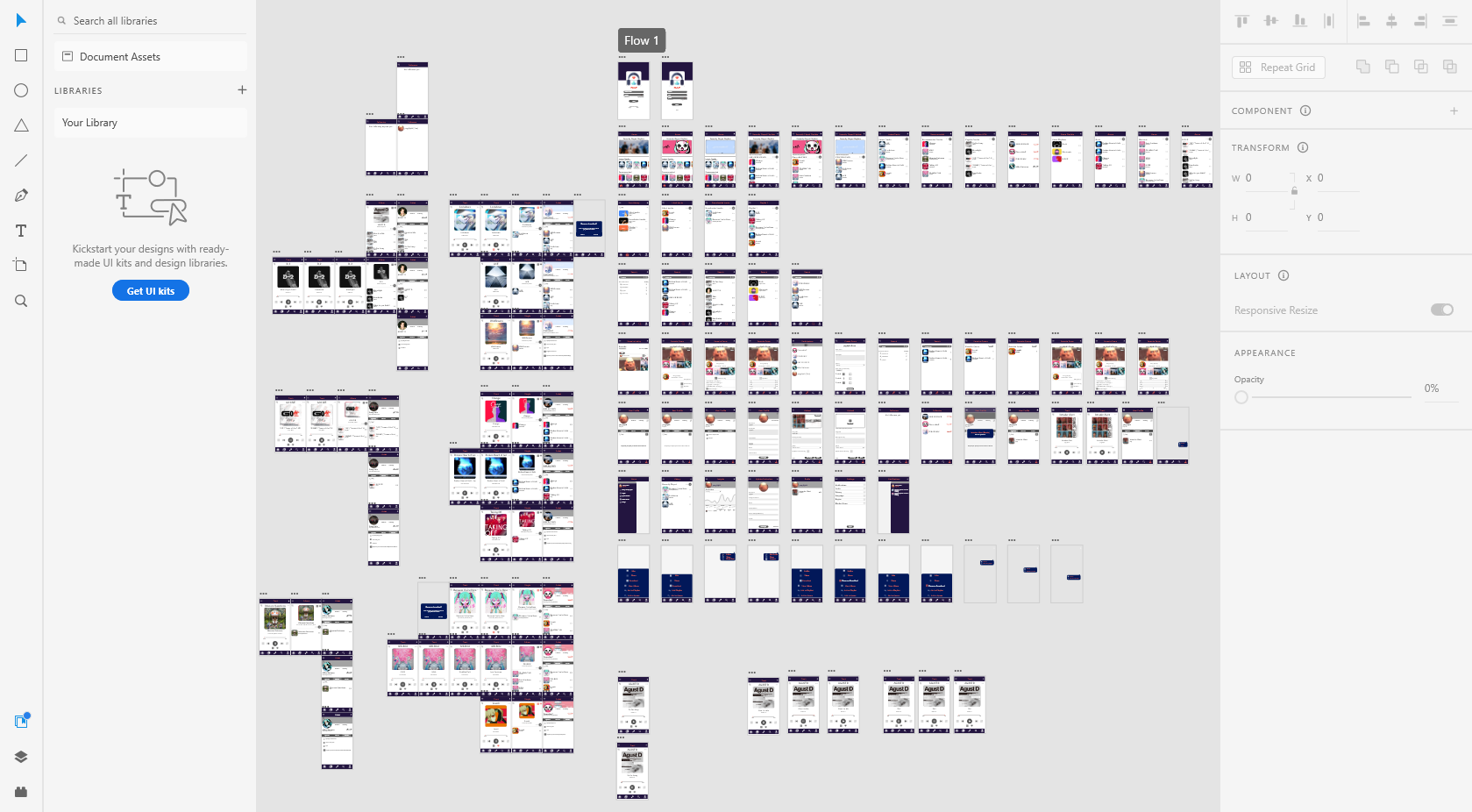 High fi wireframe 1